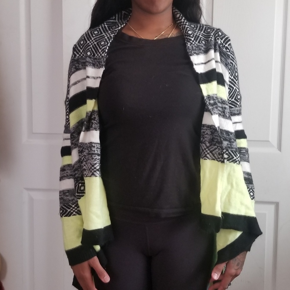 Neon printed sweater